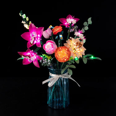 Lego Pretty Pink Flower Bouquet 10342 Light Kit